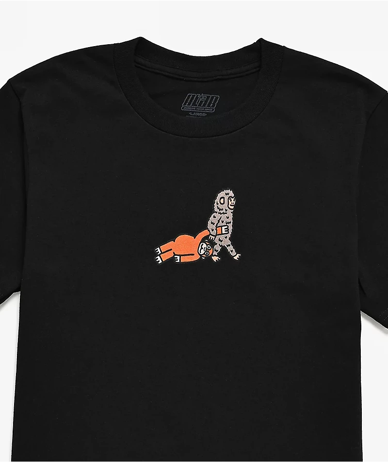 A.LAB Kids Monkey Walk Black T-Shirt