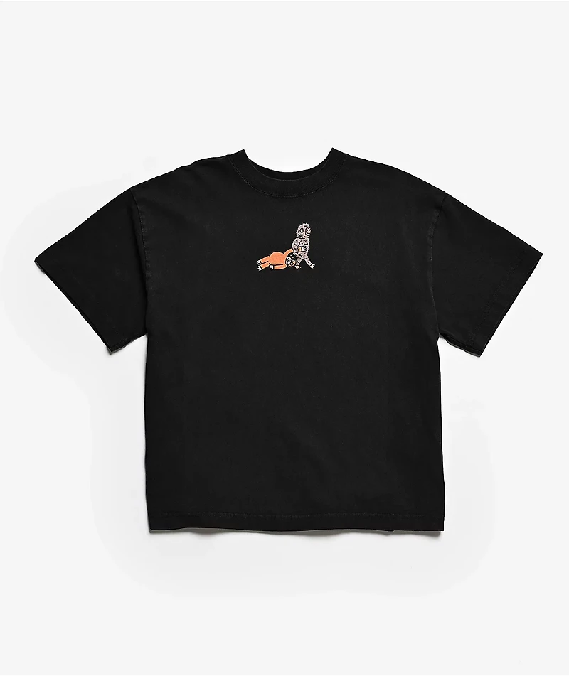 A.LAB Kids Monkey Walk Vintage Black T-Shirt