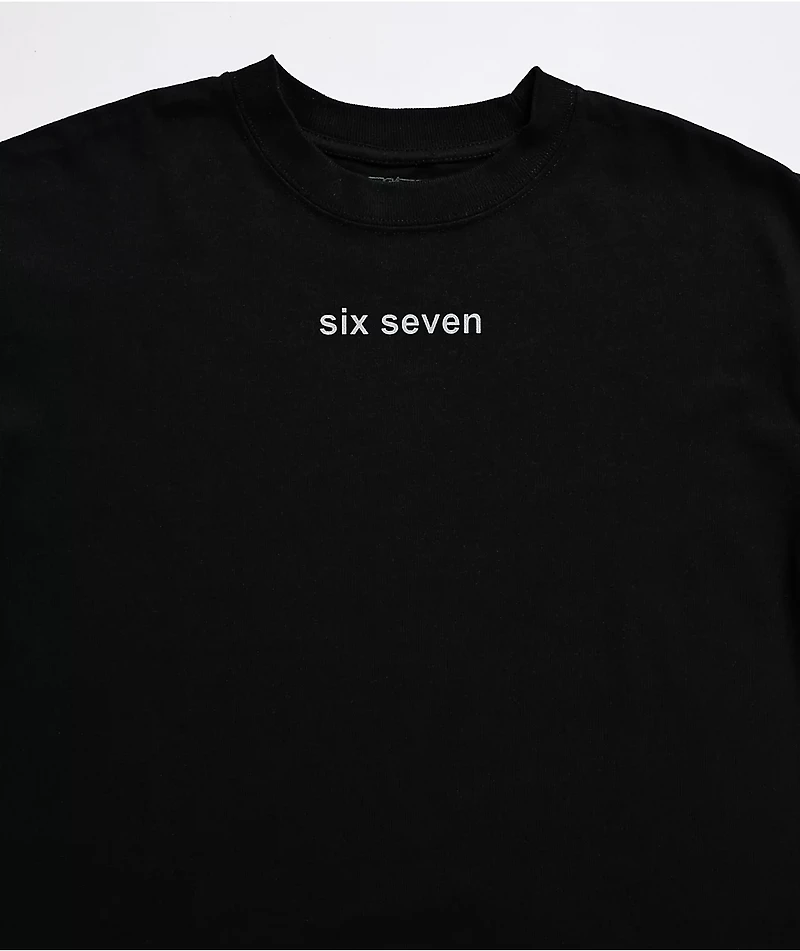 A.LAB Kids Six Seven Black T-Shirt