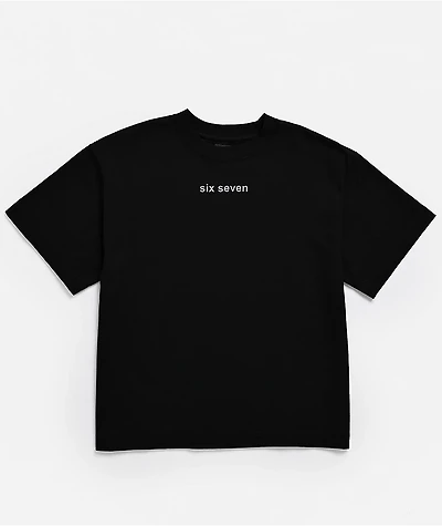 A.LAB Kids Six Seven Black T-Shirt