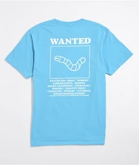 A.LAB Kids Wanted Worm Blue T-Shirt