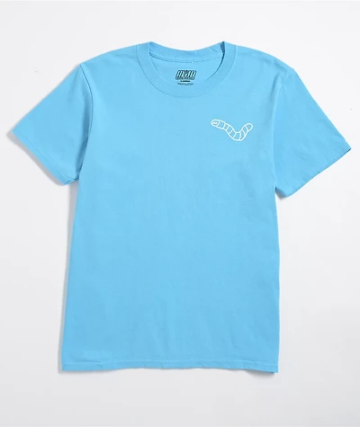A.LAB Kids Wanted Worm Blue T-Shirt