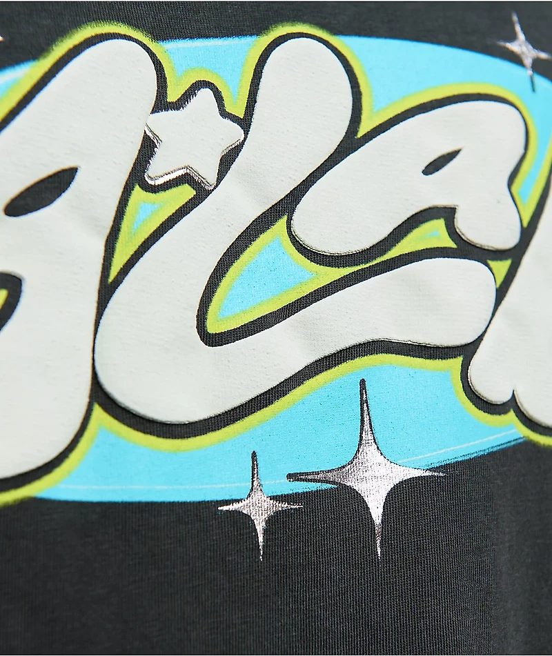A.LAB Lava Lost Logo Black T-Shirt