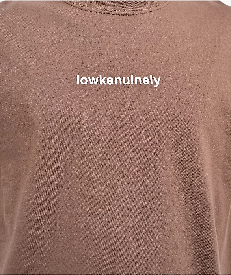 A.LAB Lowkenuinely Brown T-Shirt
