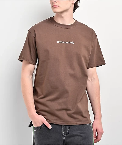 A.LAB Lowkenuinely Brown T-Shirt
