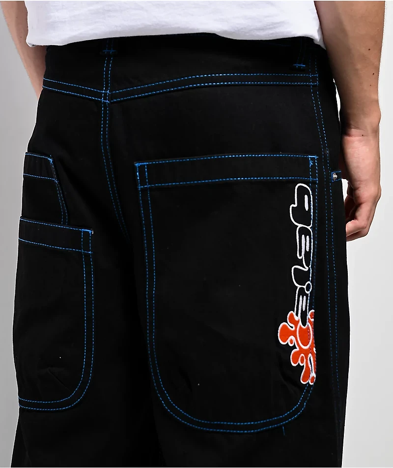A.LAB Mega After Hours Black & Blue Jeans