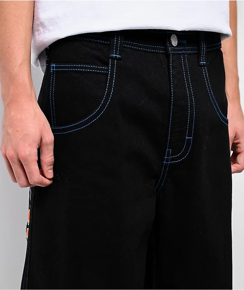 A.LAB Mega After Hours Black & Blue Jeans
