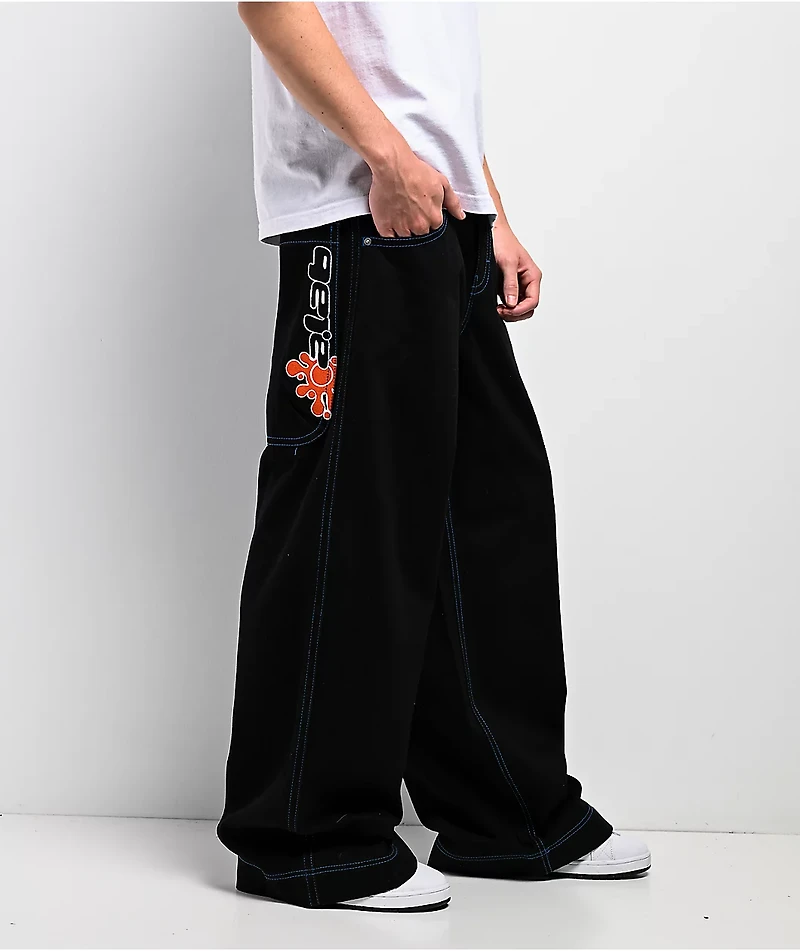 A.LAB Mega After Hours Black & Blue Jeans