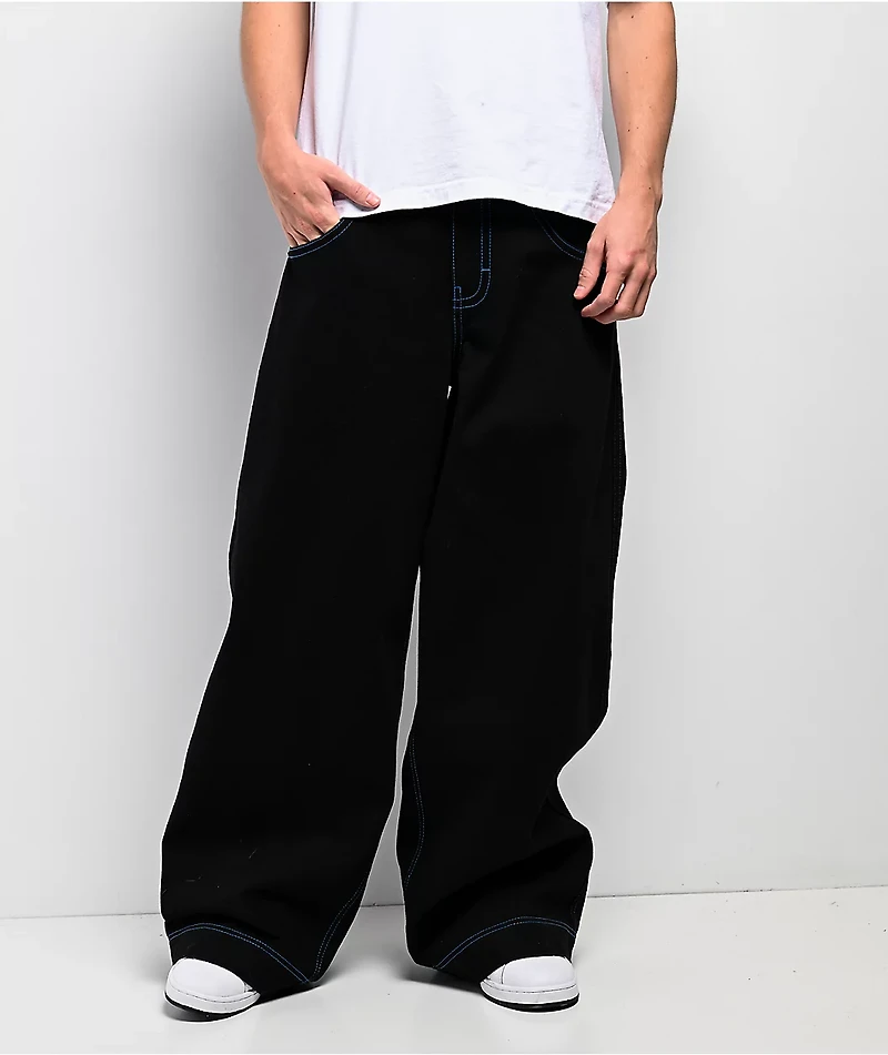 A.LAB Mega After Hours Black & Blue Jeans