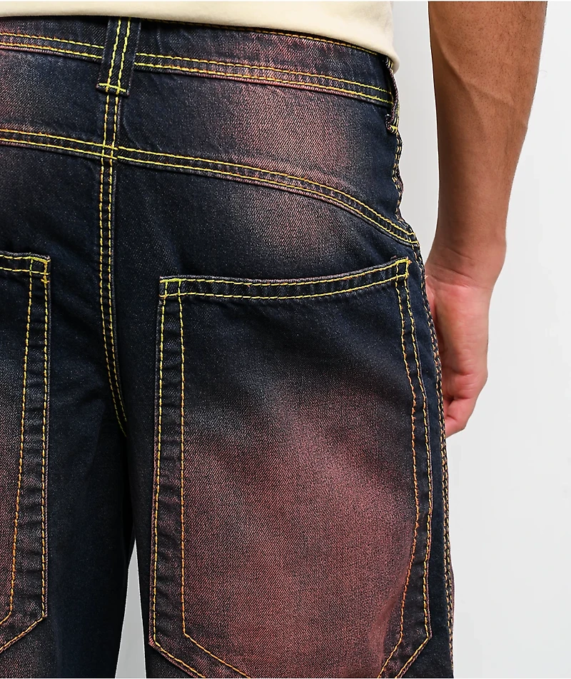 A.LAB Mega Hydrate Glow Pink Wash Dark Blue Jeans