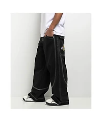 A.LAB Mega Piped Black Jeans