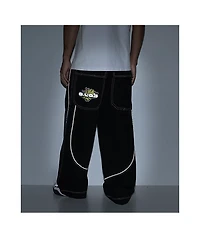 A.LAB Mega Piped Black Jeans