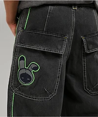 A.LAB Mega Piped Overheat Grey Jeans