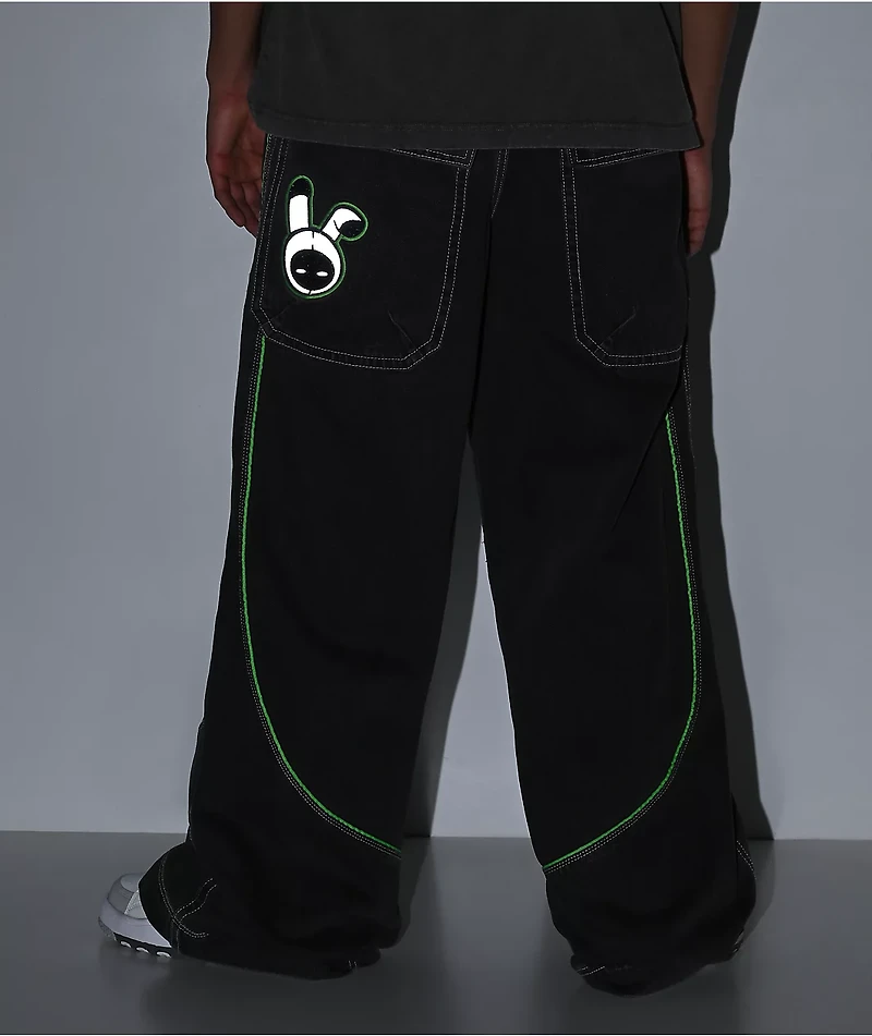 A.LAB Mega Piped Overheat Grey Jeans