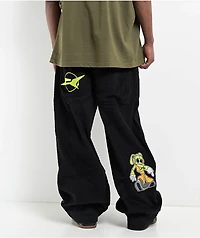 A.LAB Mega Rave Black Corduroy Pants