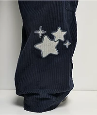 A.LAB Mega Rave Indigo Corduroy Cargo Pants