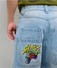 A.LAB Mega Rave Light Blue Wash Jeans