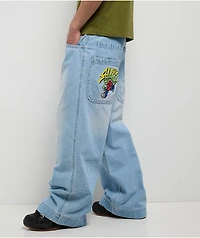 A.LAB Mega Rave Light Blue Wash Jeans