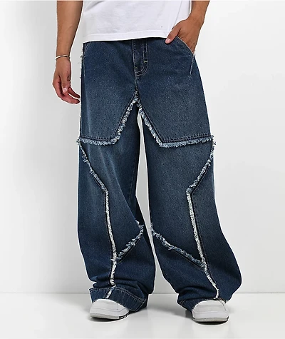 A.LAB Mega Star Exposed Indigo Jeans