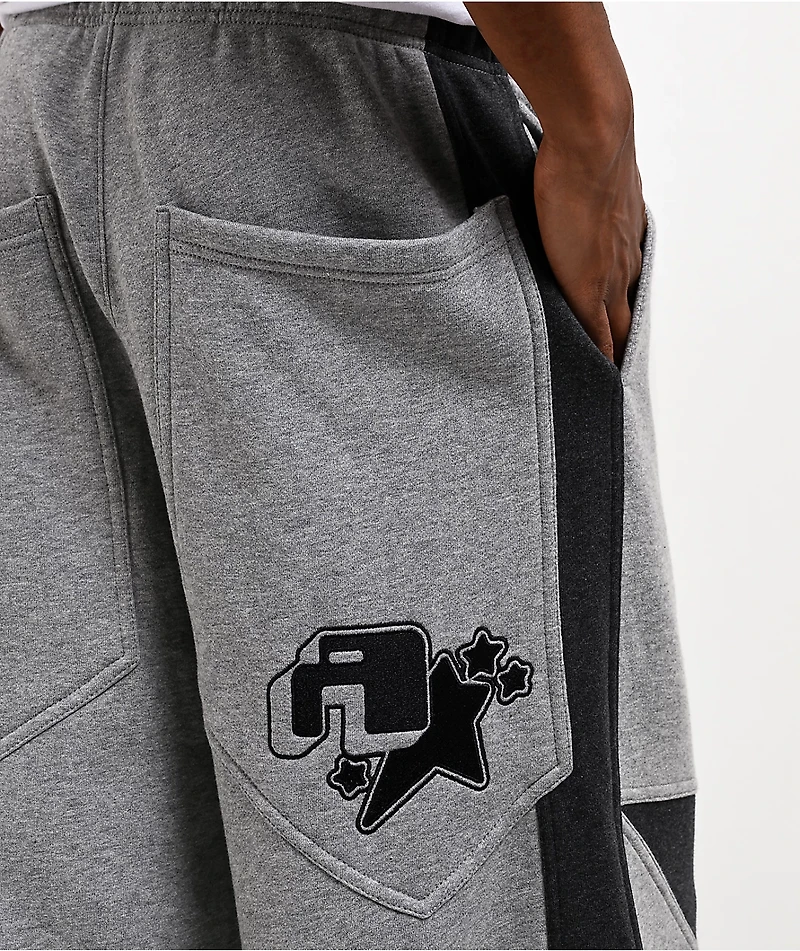 A.LAB Mega Star Grey Sweatpants