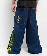 A.LAB Mega Zip Reboot Dark Blue Jeans
