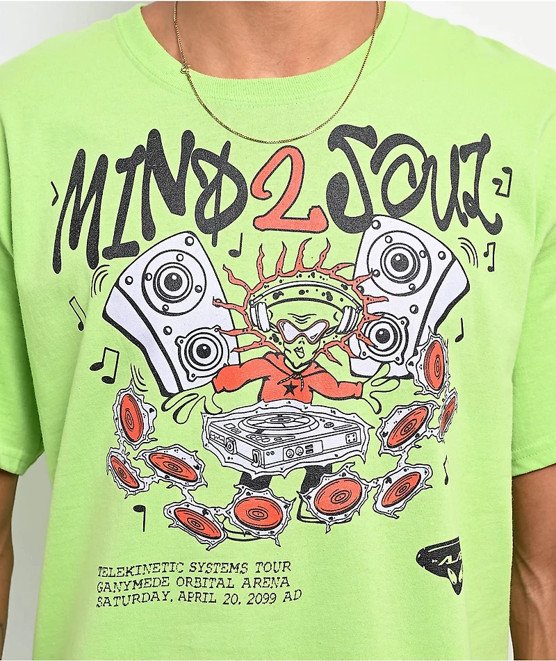 A.LAB Mind 2 Soul Lime T-Shirt