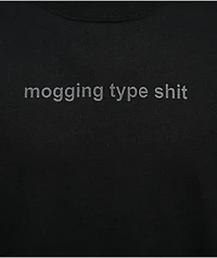 A.LAB Mogging Type Shit Black T-Shirt
