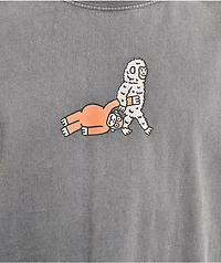 A.LAB Monkey Walk Grey Wash T-Shirt