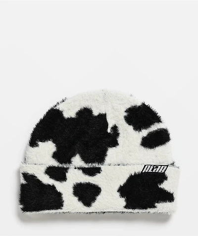 A.LAB Moovin On White Shag Beanie