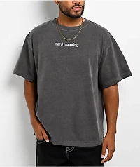 A.LAB Nerd Maxxing Vintage Grey T-Shirt
