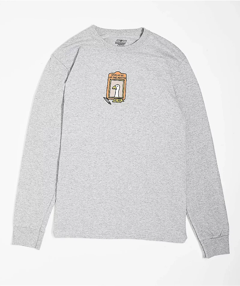 A.LAB Not So Silly Grey Long Sleeve T-Shirt