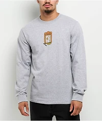 A.LAB Not So Silly Grey Long Sleeve T-Shirt