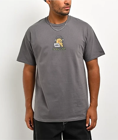 A.LAB On My Puter Charcoal T-Shirt