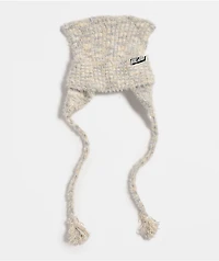 A.LAB Opalina Pearl Cat Flap Beanie
