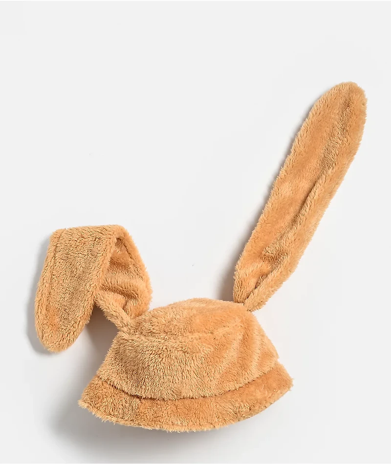 A.LAB Plush Natural Bunny Bucket Hat