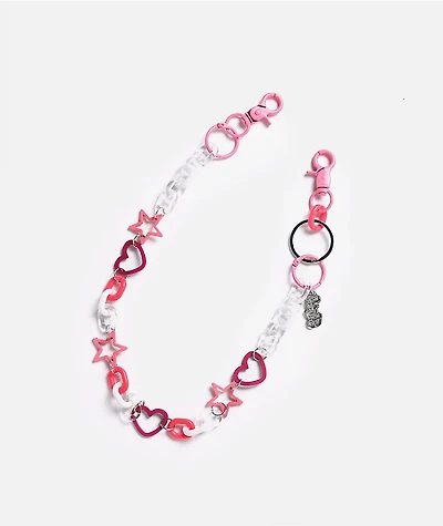 A.LAB Pop Rock Pink & White Pocket Chain