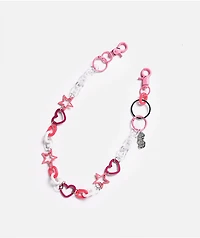 A.LAB Pop Rock Pink & White Pocket Chain