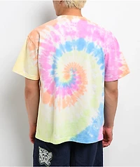 A.LAB Pozer Pastel Rainbow Tie Dye T-Shirt