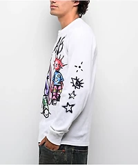 A.LAB Pozer White Long Sleeve T-Shirt