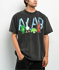 A.LAB Protect Thy Squad Black Wash T-Shirt