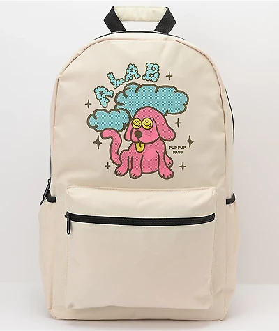 A.LAB Pup Pup Pass Cream Backpack