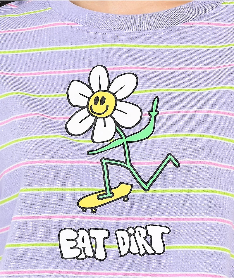 A.LAB Quinnie Purple Striped Tee