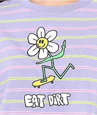 A.LAB Quinnie Purple Striped Tee