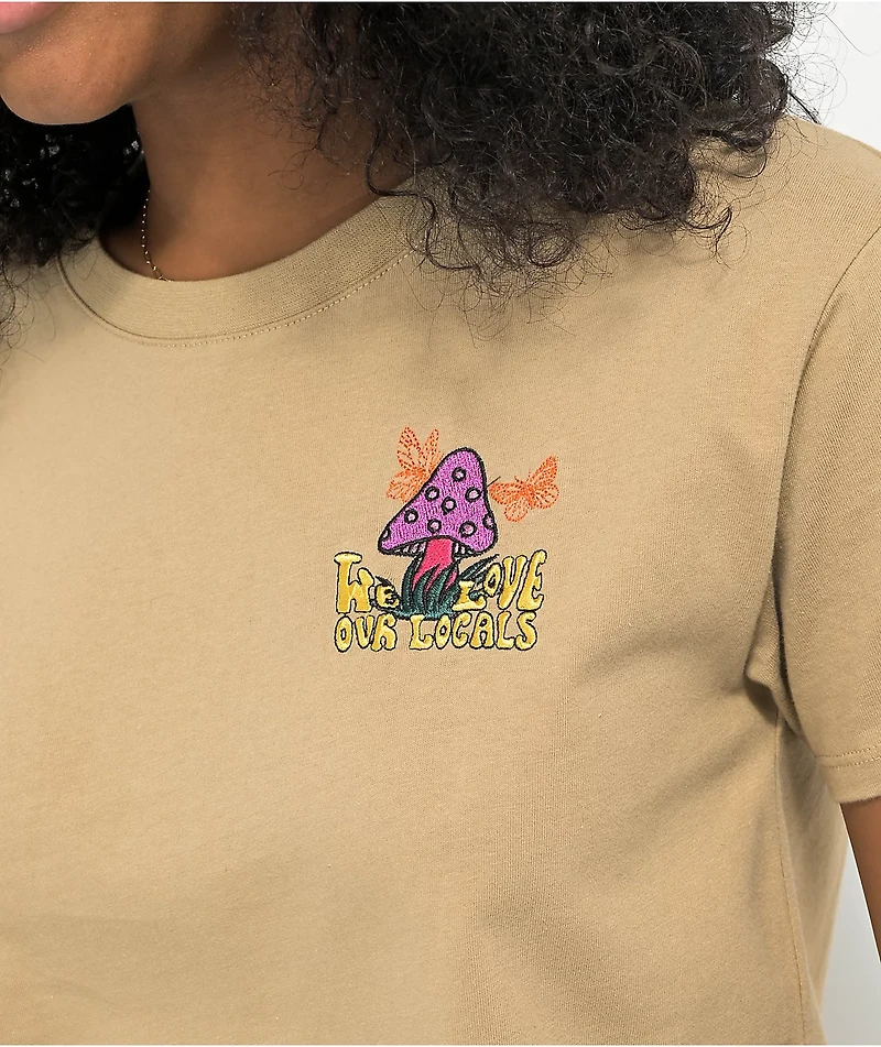 A.LAB Rainen Love Locals Tan T-Shirt