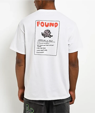 A.LAB Round Boy Found White T-Shirt