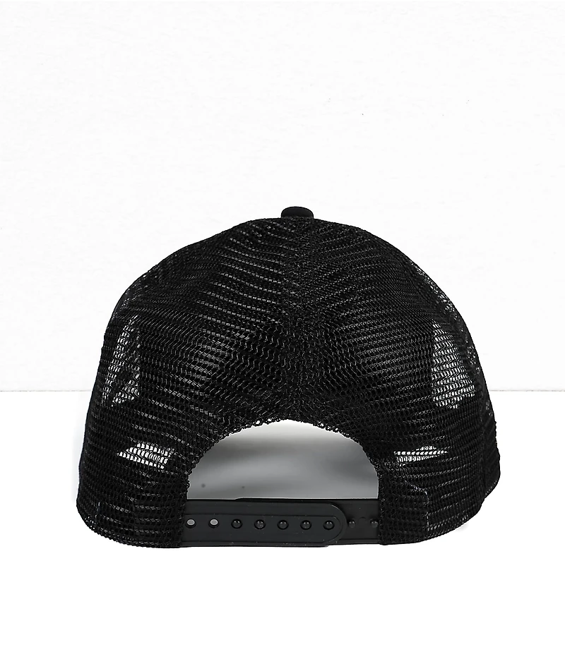 A.LAB Shine Black Trucker HAt