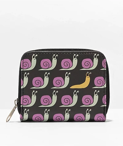 A.LAB Slow Down Black Zip Wallet