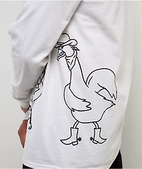 A.LAB Stand Off White Long Sleeve T-Shirt