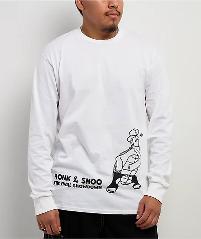 A.LAB Stand Off White Long Sleeve T-Shirt