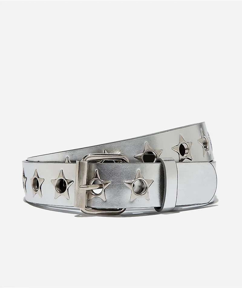 A.LAB Star Grommet Silver Belt